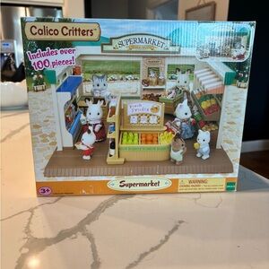 Calico Critters Supermarket Playset with Adorable Figures